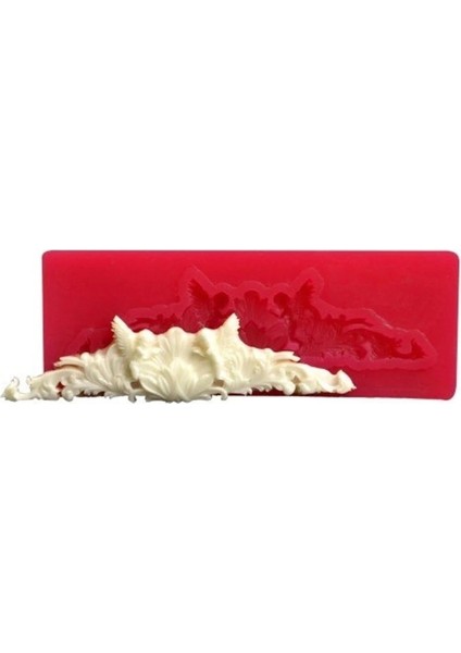 Silikon Melekli Bordür Kalıp 6,5x1,5 cm