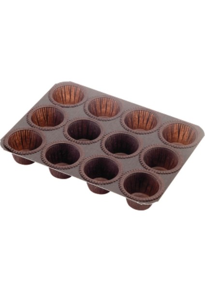 Mini Muffin Kek Kalıbı 12'li - 10 Adet