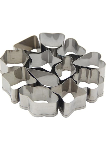 Pasta Kesici, Geometrik, 12 Parça