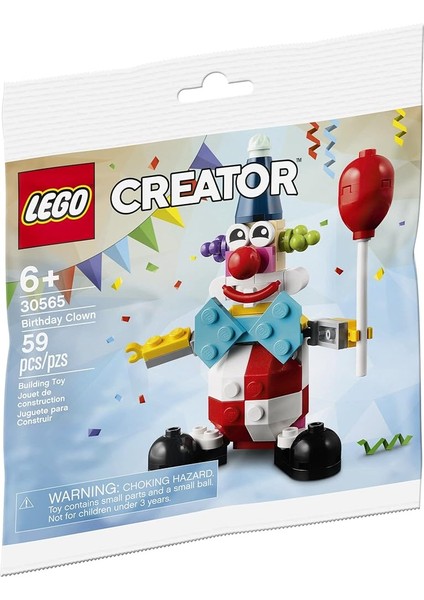 Creator 30565 Doğum Günü Palyaçosu Işe Alım Çantası
