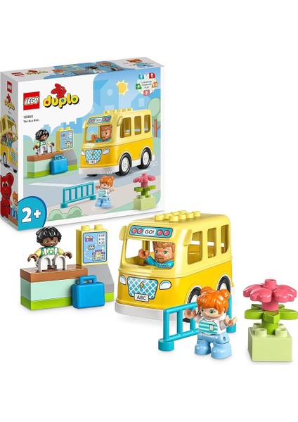 LEGO DUPLO Kasabası Otobüs Yolculuğu 10988 Oyuncak Yapım Seti (16 Parça)