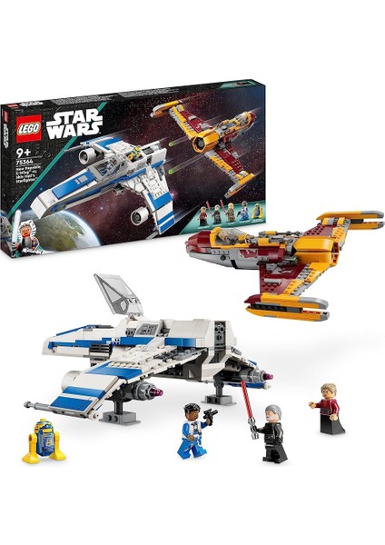 Star Wars: Ahsoka Yeni Republic E-Wing™ Shin Hati’nin Starfighter™’ına Karşı 75364-9 Yaş ve Üzeri Star Wars Hayranı Çocuklar Için Yaratıcı Oyuncak Yapım Seti (1056 Parça)