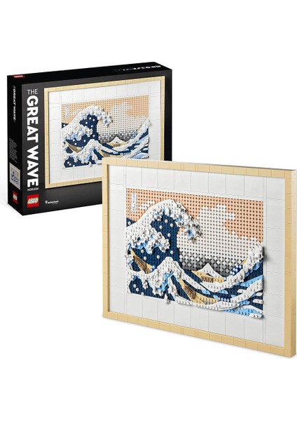 Art Hokusai Büyük Dalga 31208 Sanatseverler ve Yetişkinler Için Japon Tablo Yapım Seti (1810 Parça)