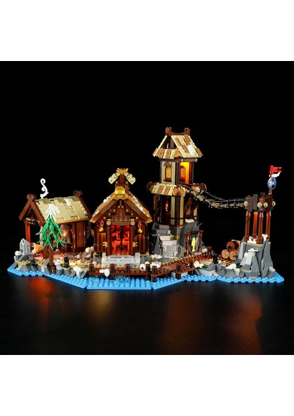 Geament LED Light Kit Compatible With LEGO Viking Village - Lighting Set For Ideas 21343 (Model Set Not Included) fiyatları