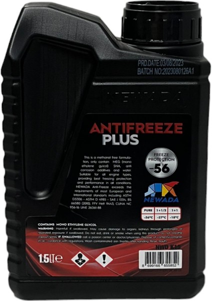 Organik Kırmızı Antifriz 1.5 Litre Hdi Sigorta Güvencesiyle