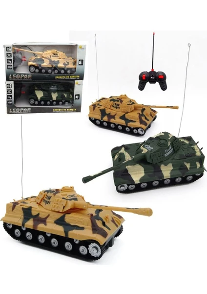 Duman Oyuncak DMN527-3 Uzaktan Kumandalı Leopar Tank