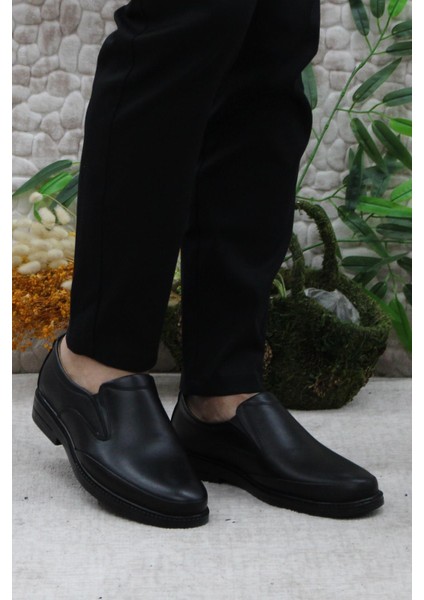 32780 Siyah Yumuşak Esnek Deri Erkek Ayakkabı fiyatları