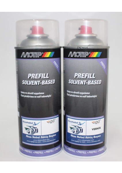 Tofaş FI612 Mistik Gri Sprey Boya Ikili Set