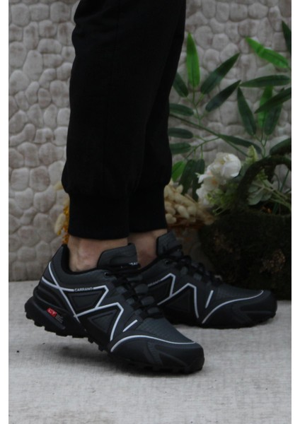 32811 Füme Rahat Esnek Outdoor Trekking Erkek Ayakkabı