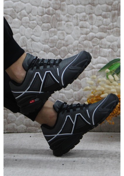 32811 Füme Rahat Esnek Outdoor Trekking Erkek Ayakkabı indirimleri