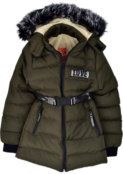 Kız Çocuk Kapüşonlu Kaban BGL-ST03449