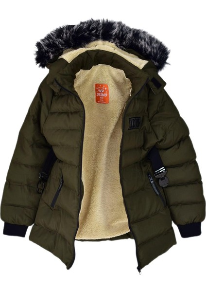 Kız Çocuk Kapüşonlu Kaban BGL-ST03449
