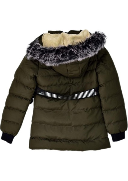 Kız Çocuk Kapüşonlu Kaban BGL-ST03449