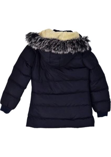 Kız Çocuk Kapüşonlu Kaban BGL-ST03449