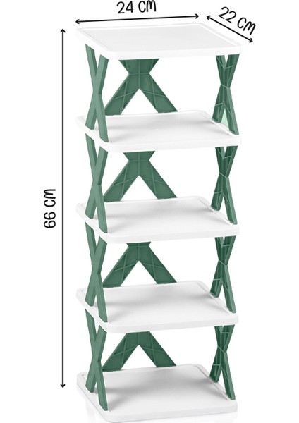 5 Katlı Çok Amaçlı Düzenleyici Raf Antrasit - Banyo Mutfak Oda Düzenleyici-Ayakkabılık_oyuncak Rafı fiyatları