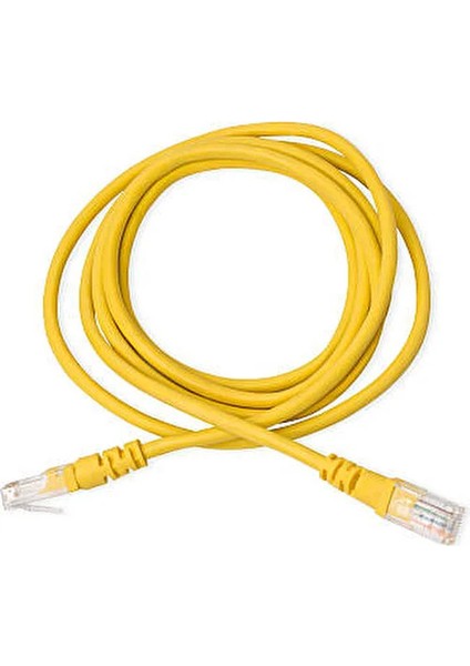 Cat6 Internet Kablosu 15CM Sarı