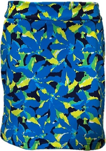 Lissy Jersey Summer Print Skort - Kadın Renkli Baskılı Şortlu Etek