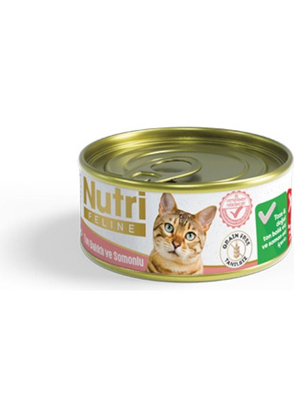 85GR Ton Somon 12ADET Yaş Kedi Maması