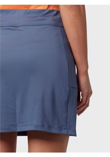 Length With Side Slits - Kadın Yan Yırtmaçlı Şortlu Etek