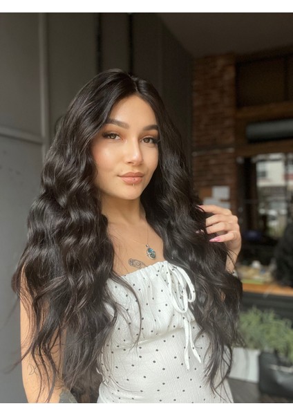 Doğal Boyasız Gerçek Saç Tül Peruk Doğal Saçtır Her Kullanıma Uygun 6