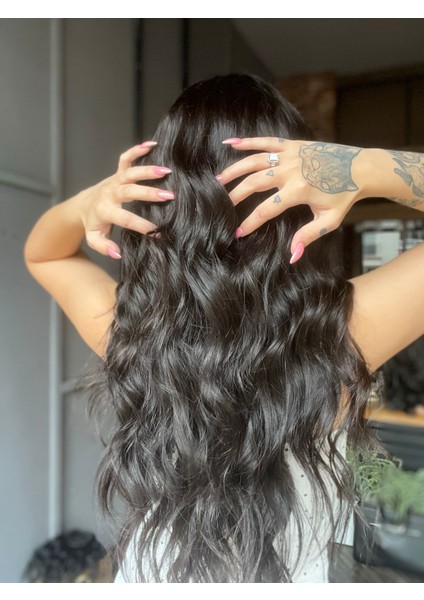 Doğal Boyasız Gerçek Saç Tül Peruk Doğal Saçtır Her Kullanıma Uygun 6 fiyatları