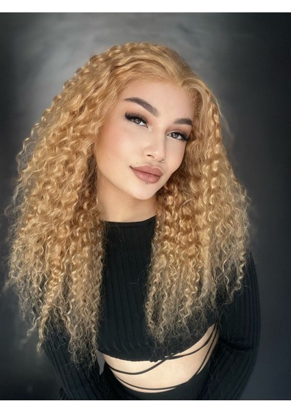 Balköpüğü Afro Gerçek Saç Tül Peruk 74