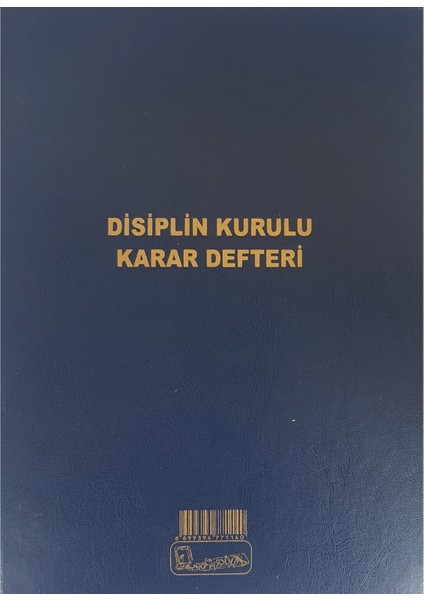 Disiplin Kurulu Karar Defteri Cilt Kapak Byr [byrtek]