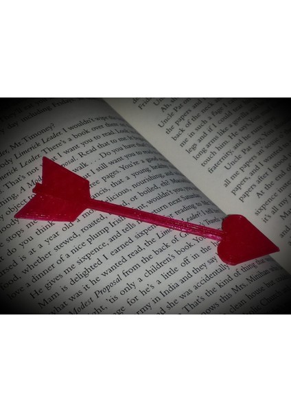 3'lü Aşk Oku Kitap Ayracı - Sevgililer Günü