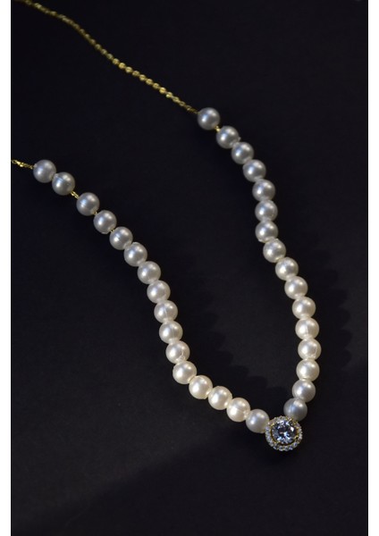 925 Ayar Gümüş Kaplama Incili , Tektaş Kolye fiyatları