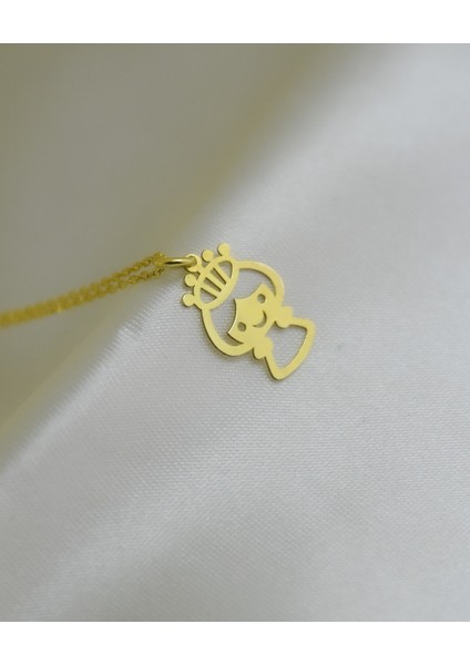 925 Ayar Gümüş Kaplama Kesim Prenses Kolye fiyatları