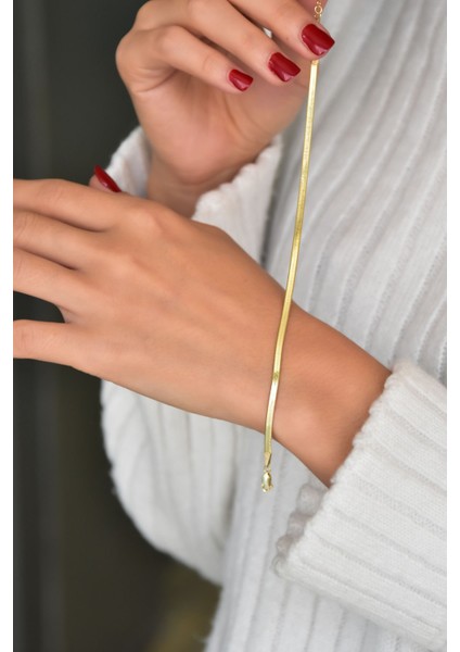 Italyan Yassı Zincir Kaplama 925 Ayar Gümüş Zincir Bileklik fiyatları