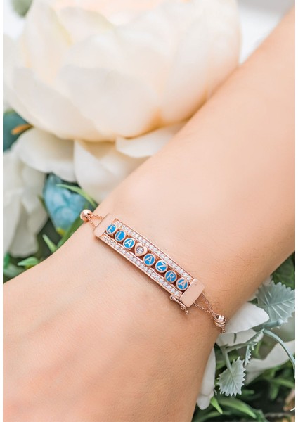 925 Ayar Gümüş Kaplama Isim Demonte Bileklik fırsatları