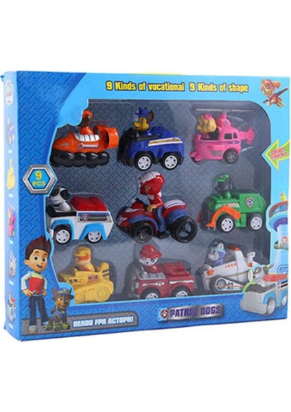 Paw Patrol Köpekler Sökülüp Takılan Pati Devriyesi 9 Parça