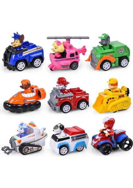 Paw Patrol Köpekler Sökülüp Takılan Pati Devriyesi 9 Parça