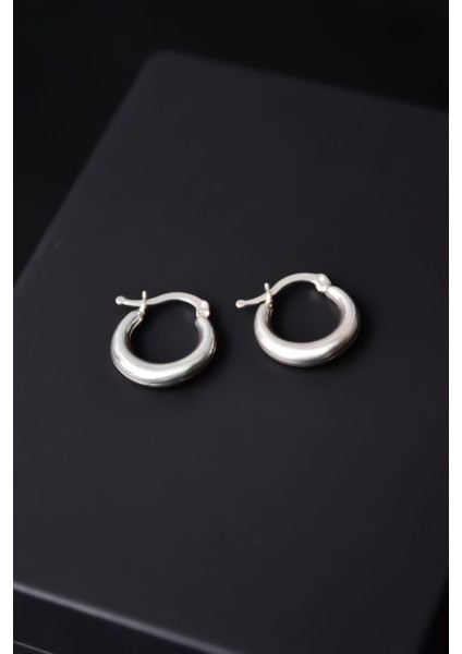 925 Ayar Gümüş Kaplama Halka Küpe