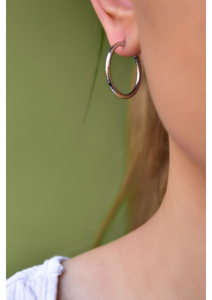 925 Ayar Gümüş Kaplama Klipsli Halka Küpe fiyatları