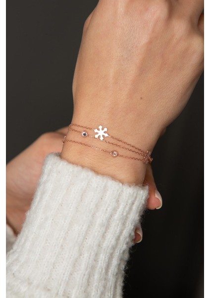 Kadın Kartanesi Gümüş Bileklik