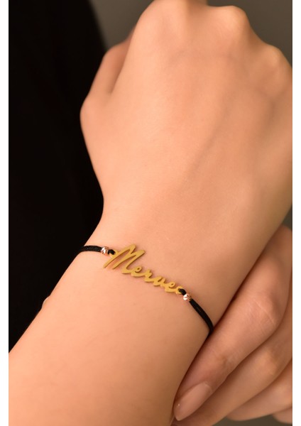 925 Ayar Gümüş Dorika Toplu Kaplama Ipli Isim Bileklik modelleri