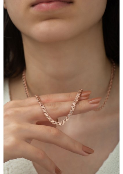 925 Ayar Gümüş Pul Zincir Kadın Kolye Kaplama fırsatları