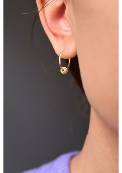 925 Ayar Gümüş Kaplama Dorika Toplu Halka Küpe fiyatları