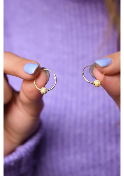 925 Ayar Gümüş Kaplama Dorika Toplu Halka Küpe modelleri