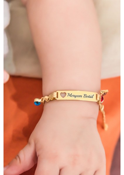 925 Ayar Gümüş Uğur Böcekli Cam Gözlü Meryem Betül Yazılı Kız Bebek Künyesi fiyatları