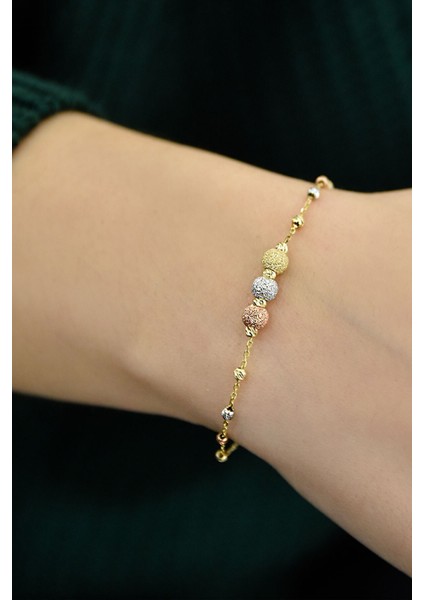 925 Ayar Gümüş Sim Dorika Top Bileklik fiyatları