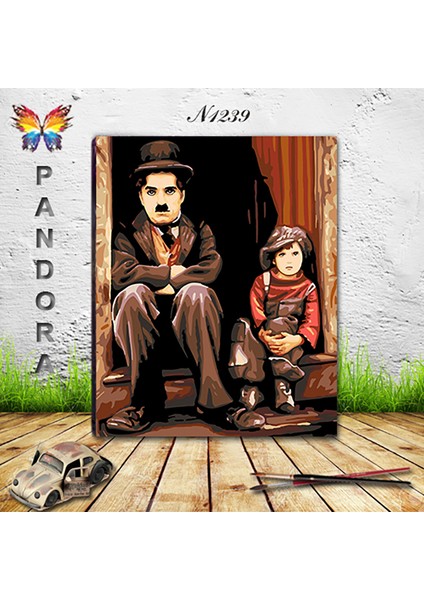 N1239 - Numaralı Boyama Seti - 40X50CM Kasnağa Gerili Ürün - Chaplin fiyatları