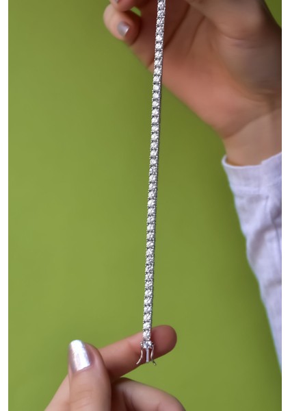 925 Ayar Gümüş Kaplama Su Yolu Bileklik