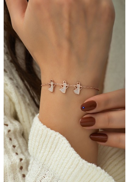 925 Ayar Kaplama Gümüş Melek Bileklik fiyatları