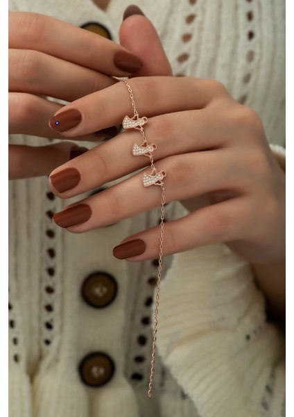 925 Ayar Kaplama Gümüş Melek Bileklik modelleri