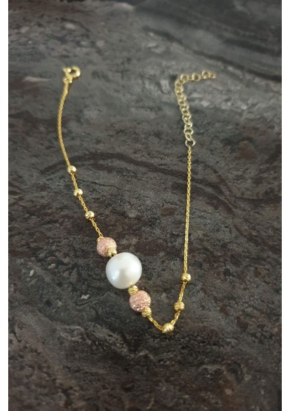 925 Ayar Gümüş Kaplama Sim Dorika Toplu Inci Kadın Bileklik modelleri