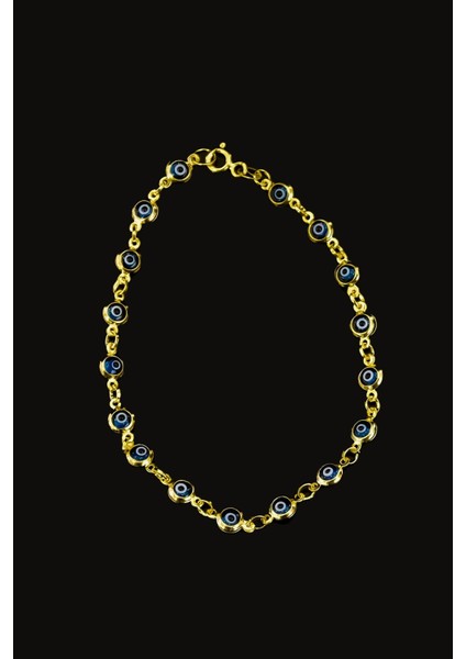 925 Ayar Gümüş Kaplama Cam Göz Nazar Bileklik fiyatları