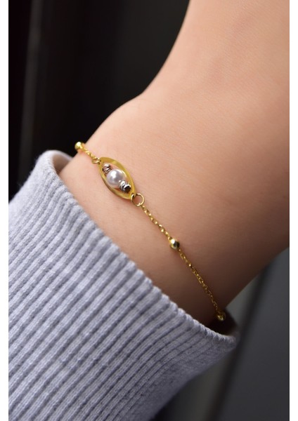 925 Ayar Gümüş Kaplama Üç Renk Dorika Toplu Incılı Bileklik fırsatları